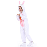 Easter Bunny Carrot Bunny Rabbit Nose Kids Cute Cartoon Cosplay Pajamas Costume Fancy Outfits Halloween Carnival Suit